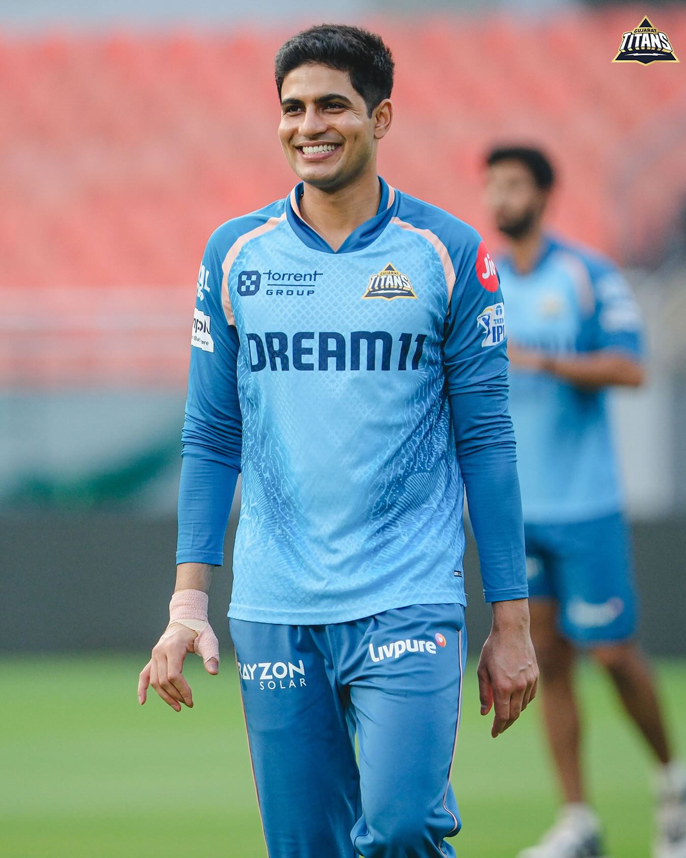 Captain Gill’s Smile Lights Up Gujarat Titans Gujarat Titans capture a cherished moment as Gill's brilliant smile lights up fans with pure joy!!!!