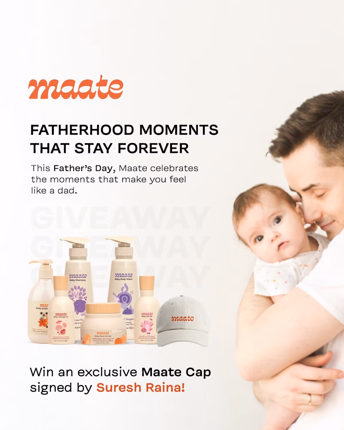 Celebrate Fatherhood With Maate’s Exclusive Giveaway Join the heartfelt contest as you share your special dad moment with Maate and win prizes!
