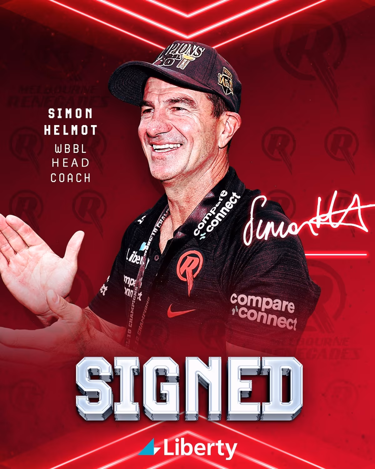 Coach locks in commitment for WBBL13; his drive sets stage for team triumph, ahead - GO!!!