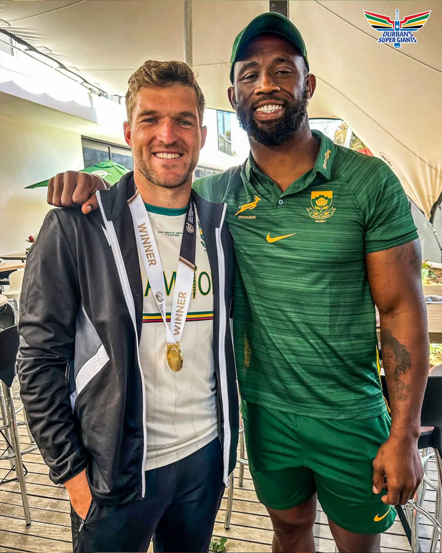Champions Recognize Champions: Durban’s Super Giants Shine Super Giants urge real sportsmanship, echoing pure champion values in every play on field.
