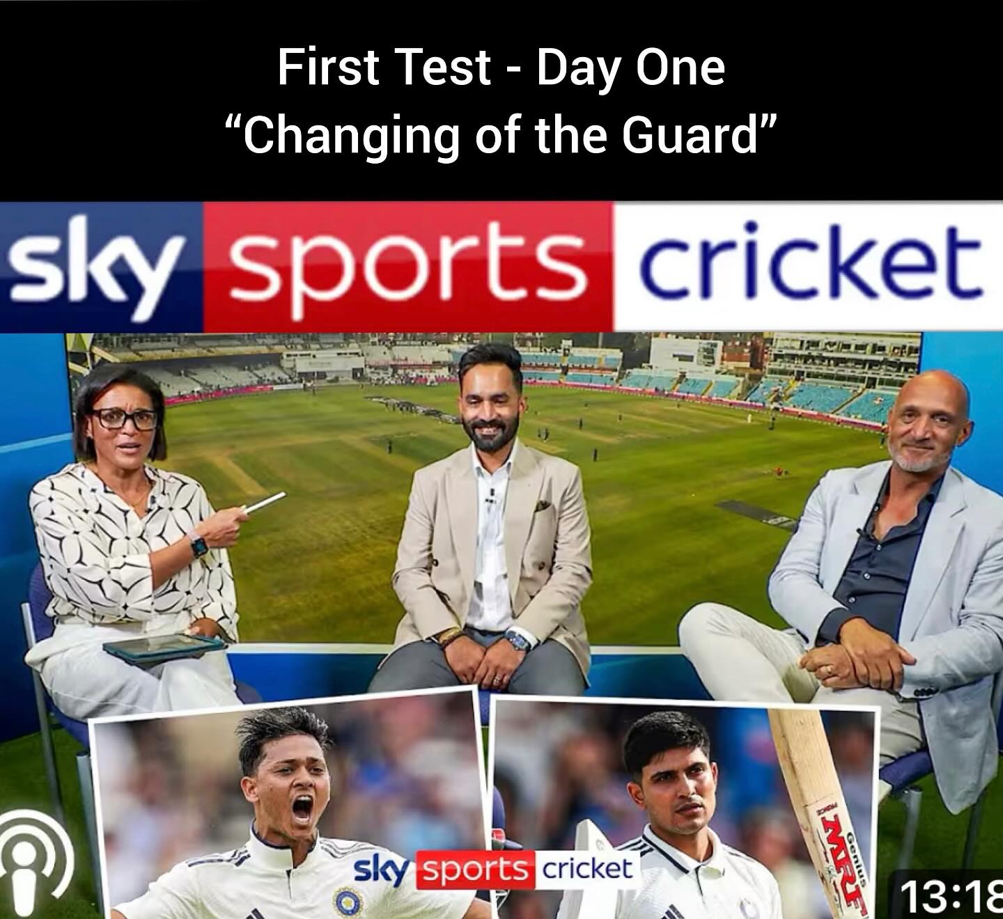 Chasing Kings: India Shines in Anderson Tendulkar Series In Leeds, India posts 359-3 in a thrilling series opener with debut captaincy and scores.!