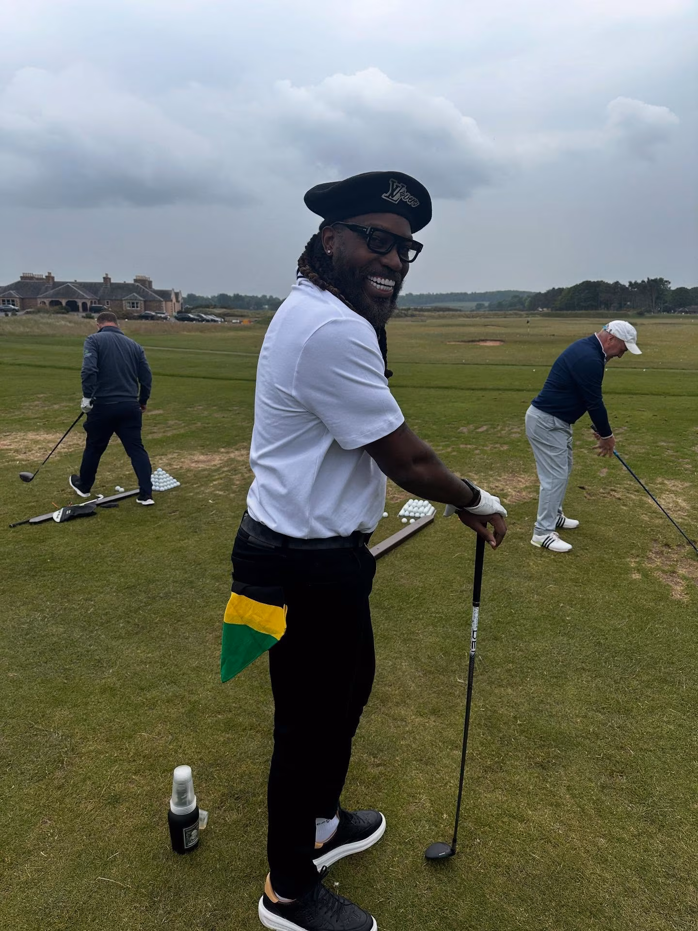 Chris Gayle's Rocky Golf Round Amid Cold & Wet Weather