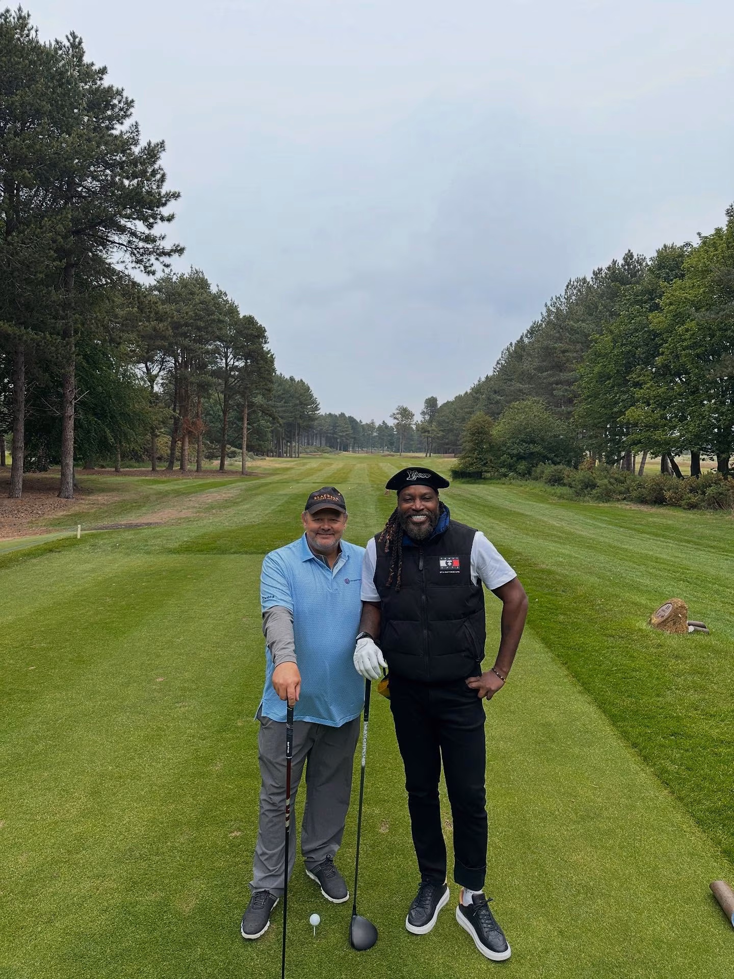 Chris Gayle's Rocky Golf Round Amid Cold & Wet Weather
