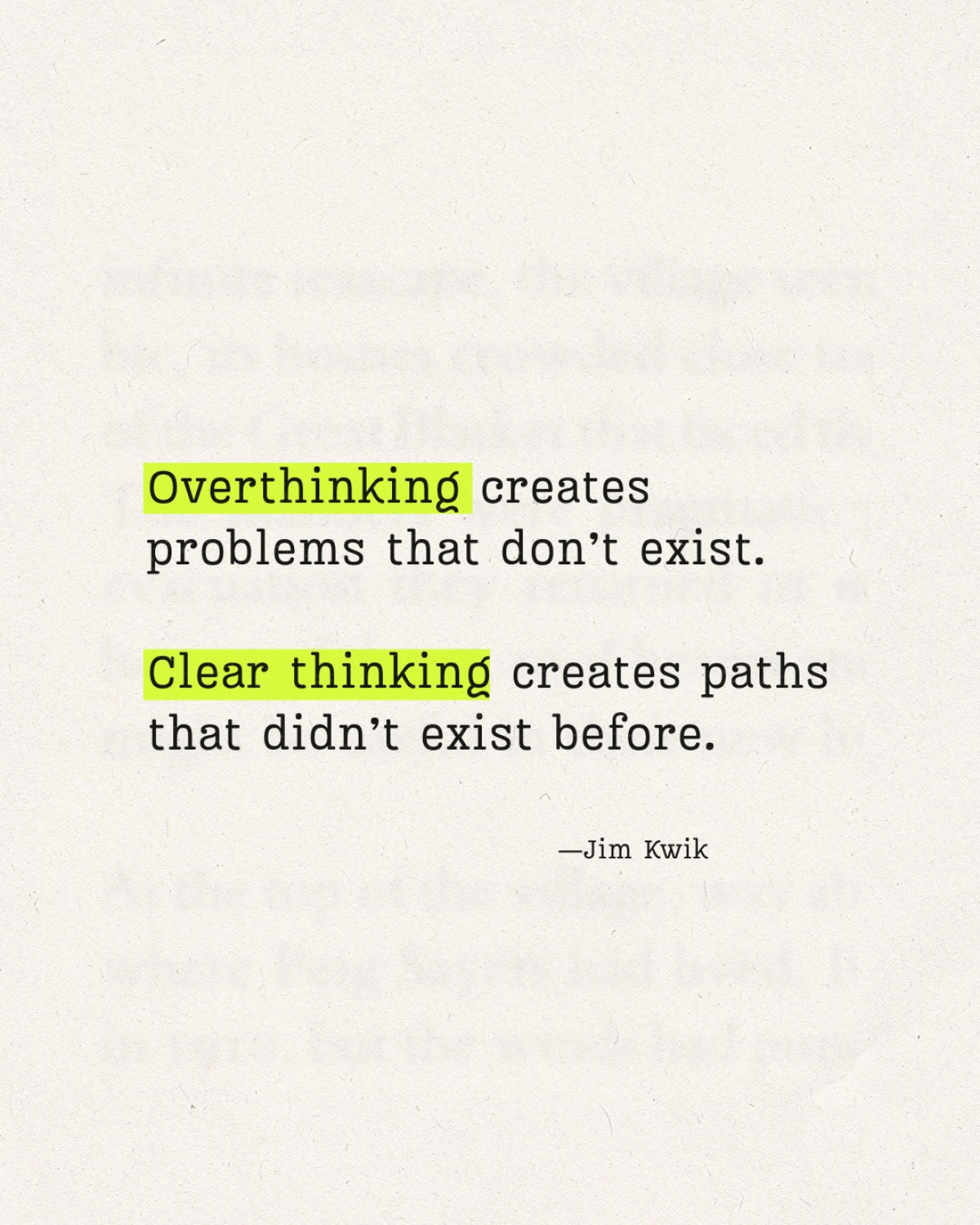 Discover how clearing your thoughts can boost clarity in life and sharpen your decisions!!