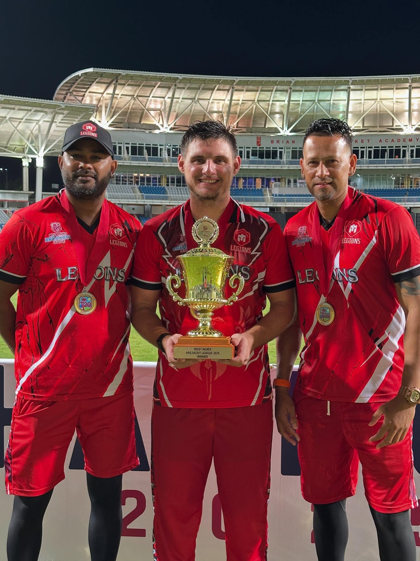 Coach Emrit Wins First Major Trophy Rayad Emrit's Landmark Triumph as Head Coach Ignites New Era for Trinidad & Tobago Cricket