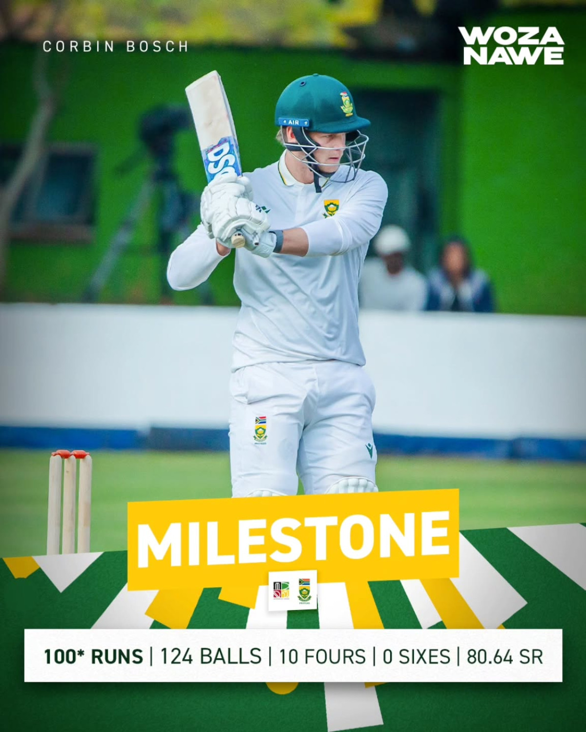 Pure brilliance on Test debut as Proteas light up Bulawayo with determination and class.!!