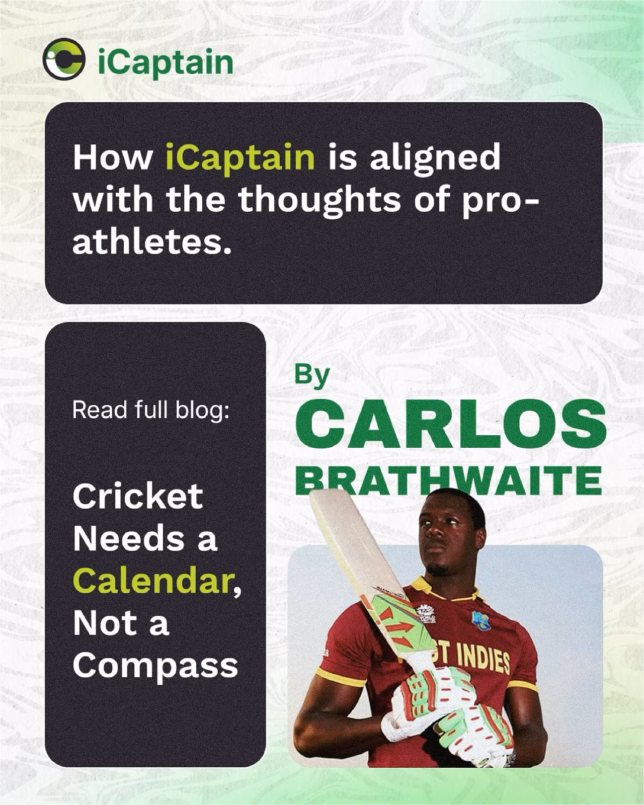 Cricket Needs a Calendar, Not a Compass Carlos Brathwaite urges cricket governing bodies to end calendar chaos with timely fixes!