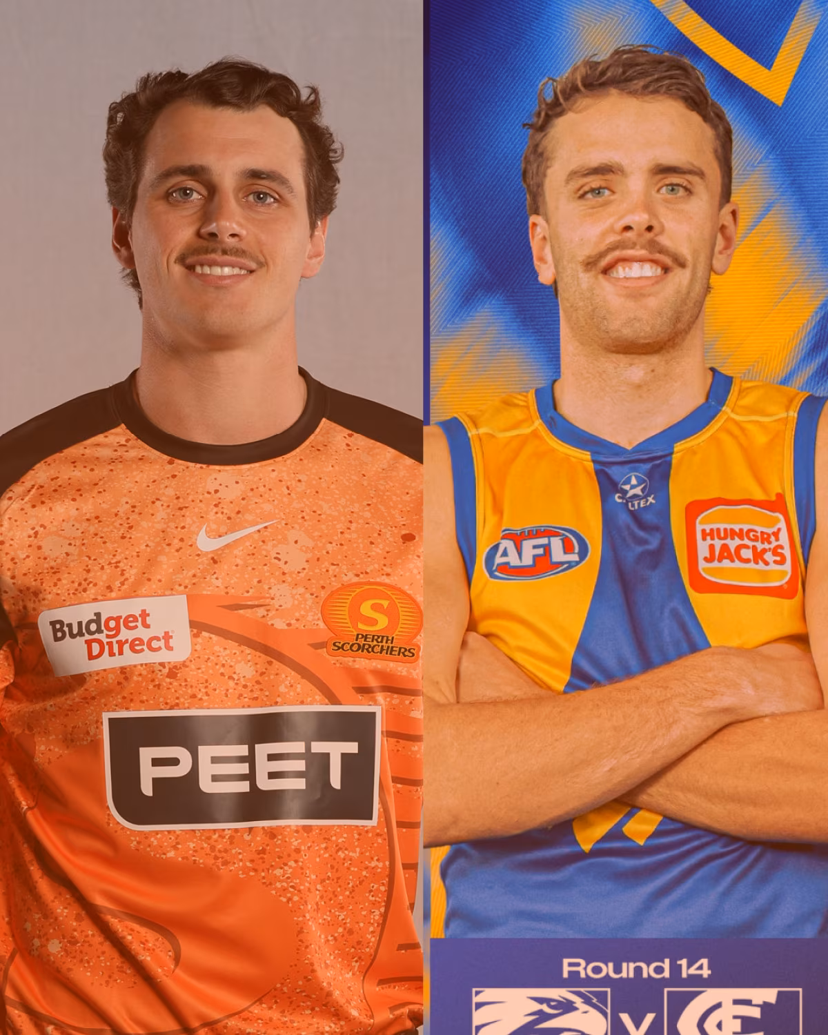 Debut Sparks Unlikely Crossover In Aussie Sports Sports worlds merge as debut twist sees AFL talent and cricket icons share the moment live