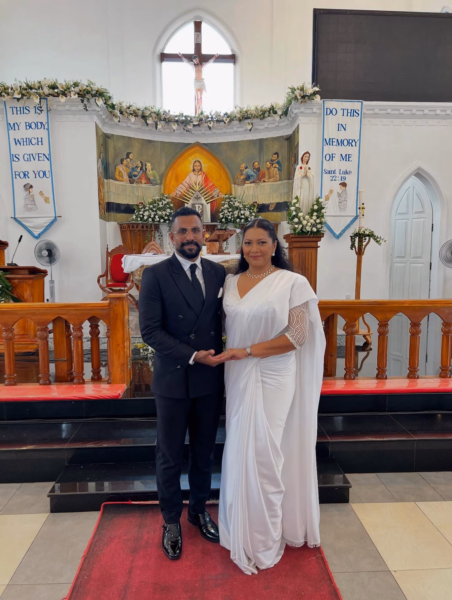 Dhammika Prasad Celebrates Son’s First Holy Communion