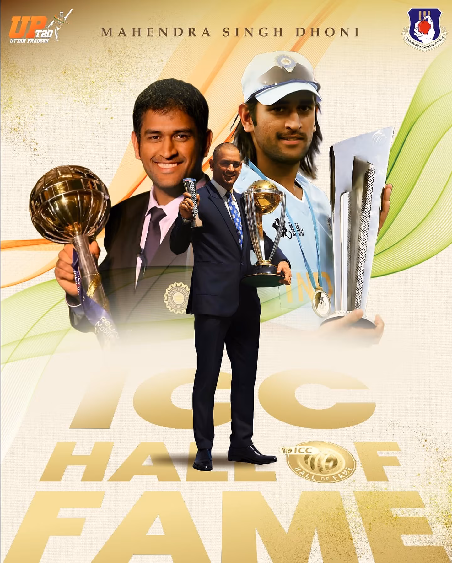Dhoni’s ICC Hall Of Fame Induction Celebrates Captaincy A tribute to cricket icon with three ICC trophies and iconic leadership that moves India.!