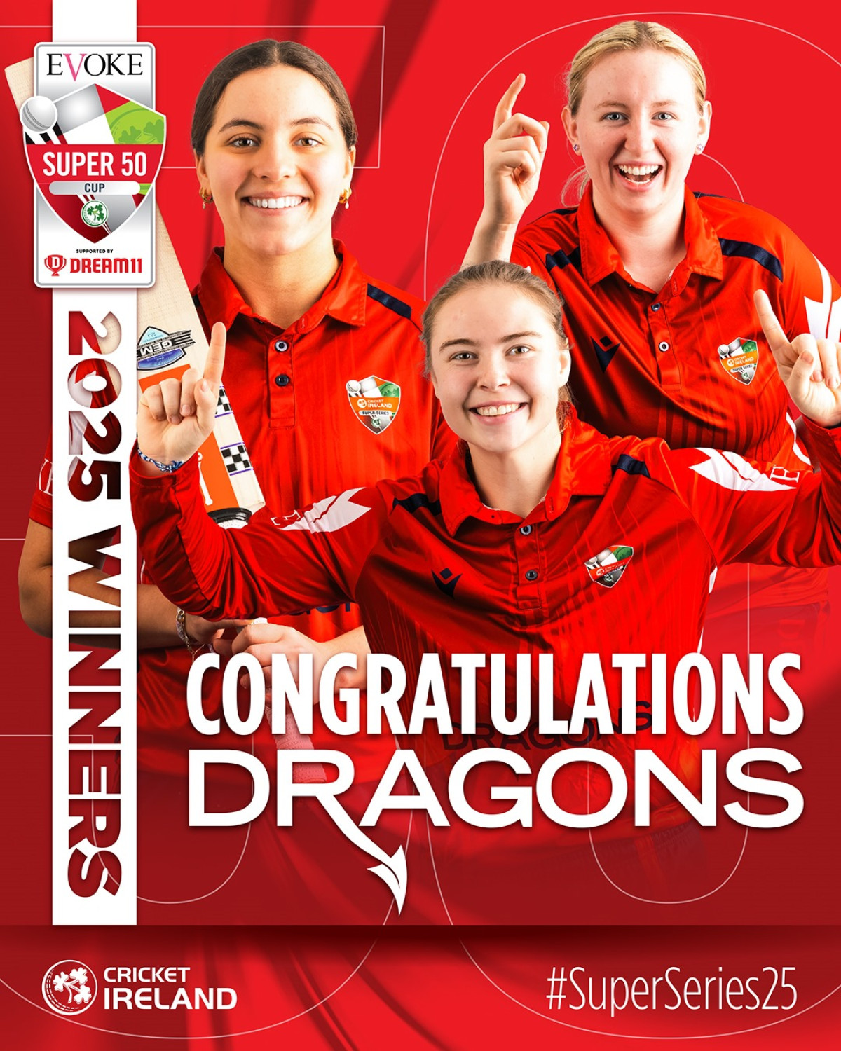 Dragons Win 2025 Evoke Super 50 Cup Lisburn victory propels champions to tournament glory, igniting fans across Ireland. Awed!