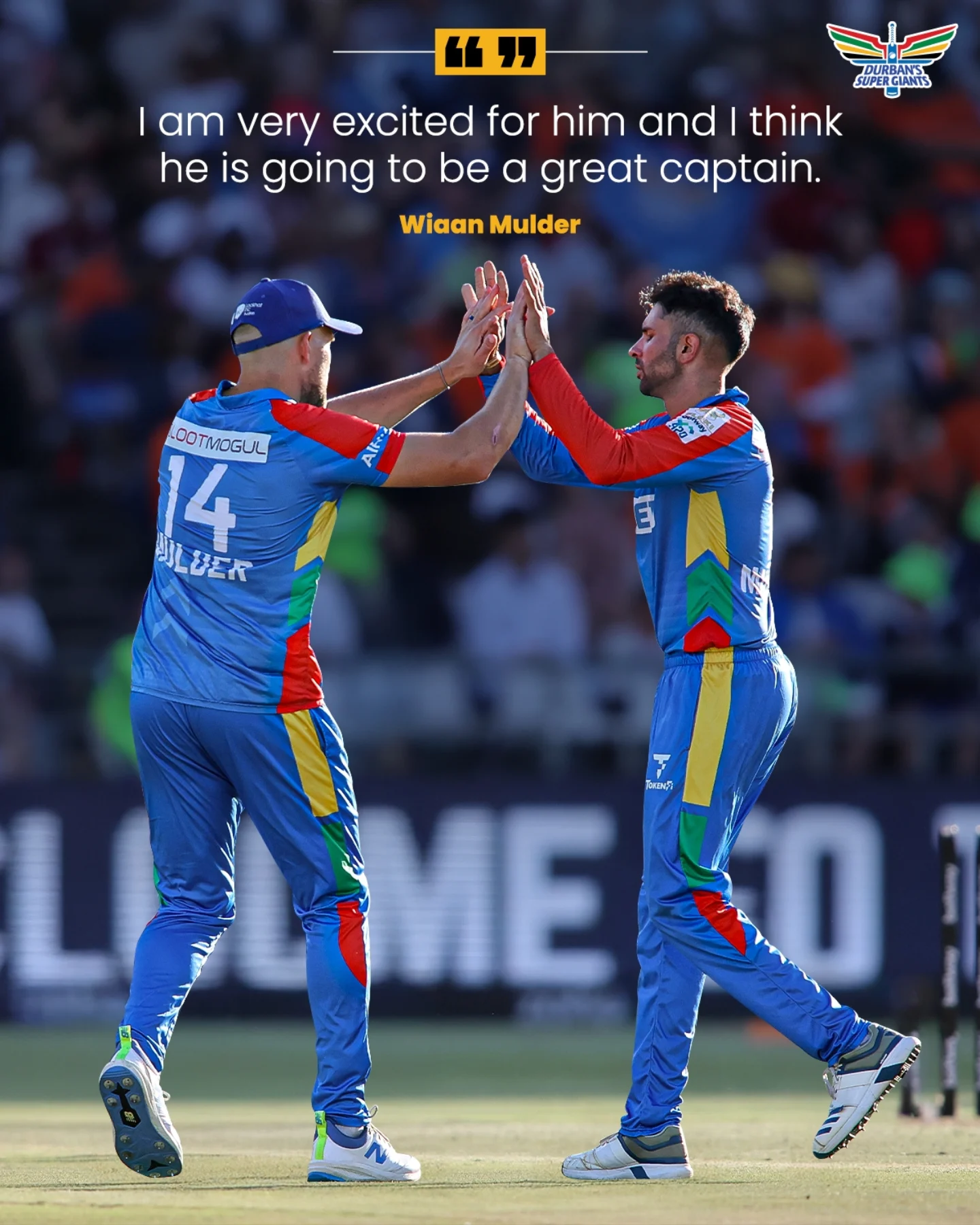 Durban’s Super Giants Celebrate Unity In Vibrant Colors Blue, Green & Gold Unite: A Bond Beyond The Field, Celebrating Spirit and Unity. Live Now!