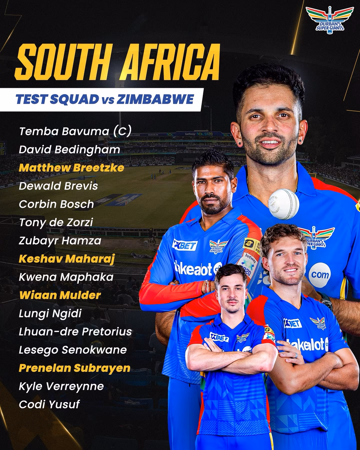 Durban’s Super Giants Gear Up For Action Driven by hard work and discipline, these champions redefine resilience on cricket pitch!