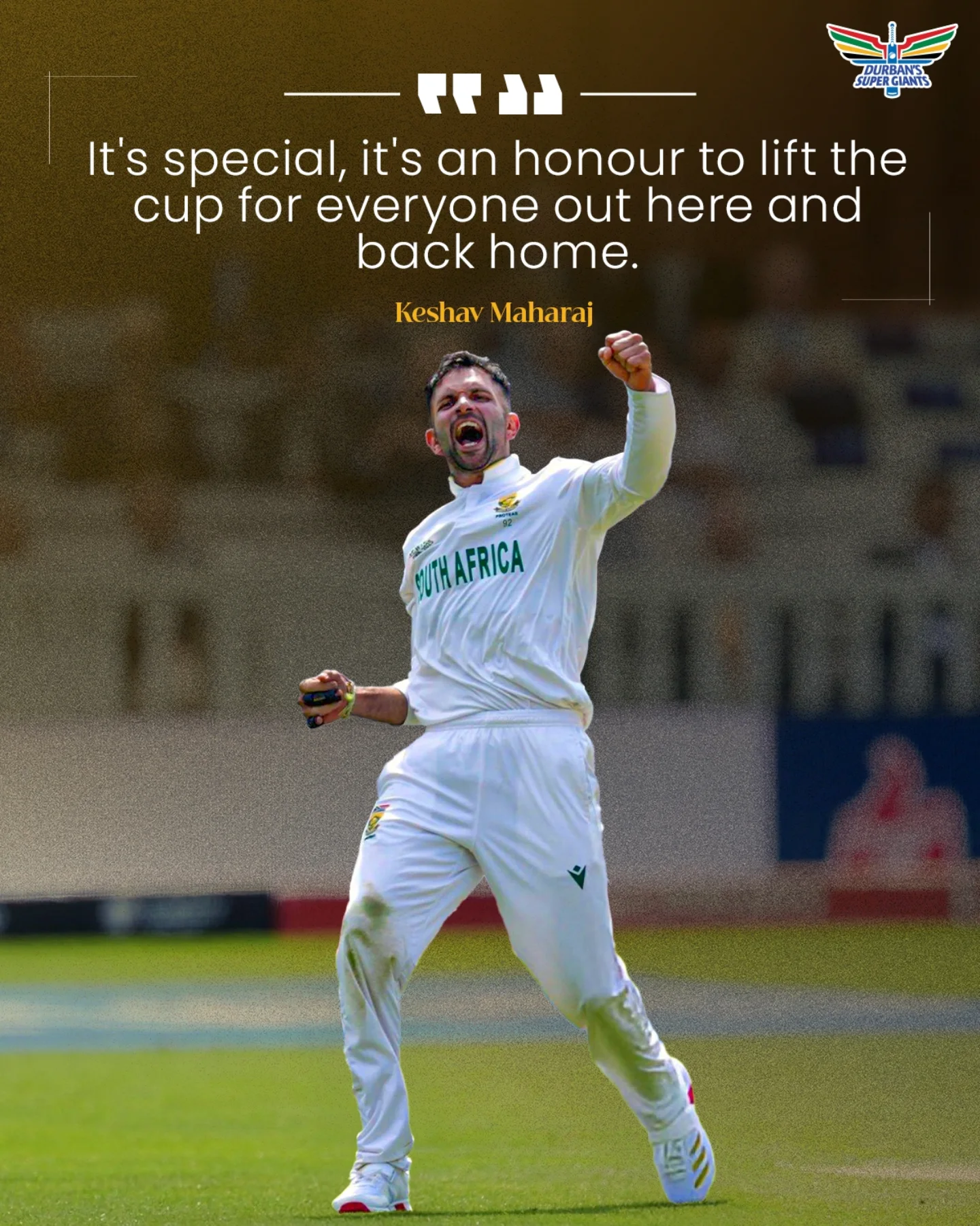 Durban’s Super Giants Salute Rising Star Kesh Team Durban's Super Giants lauds rising talent Kesh with truly heartfelt Instagram tribute