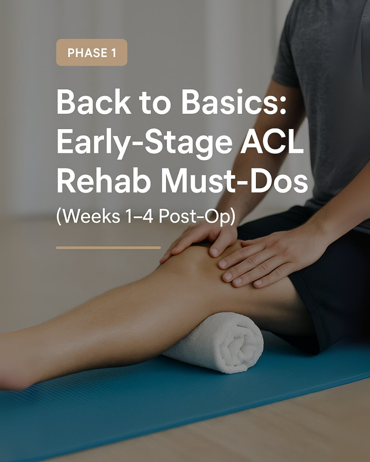 Early ACL Rehab: Building a Stronger Comeback Rewire your body and calm the knee in weeks while restoring key motions for true recovery.