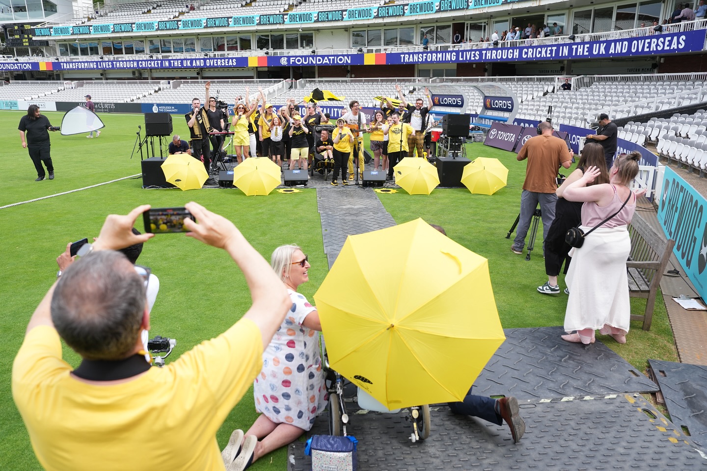 Electric Brolly Shines At Lord's Cricket Ground