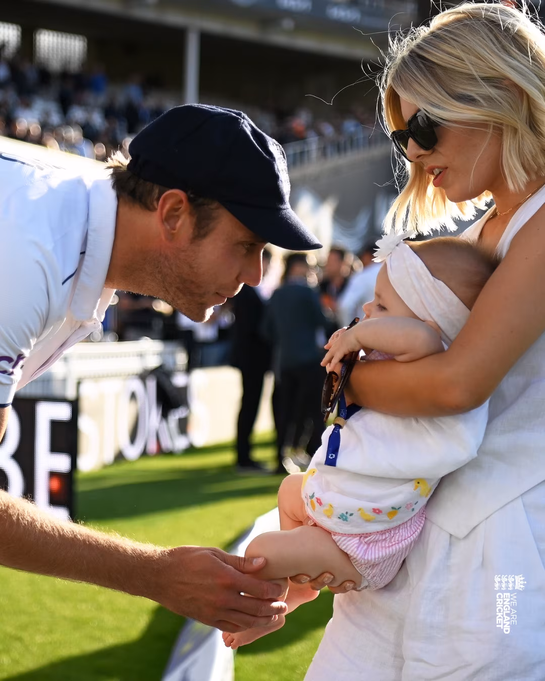 England Cricket Celebrates Father's Day