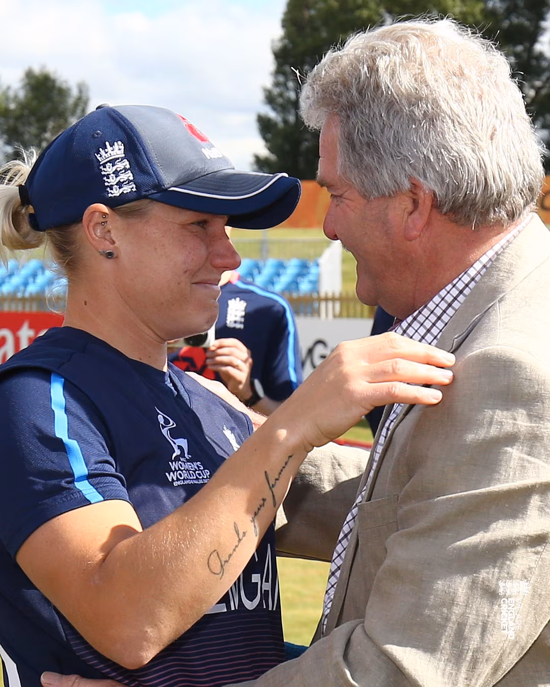 England Cricket Celebrates Father's Day