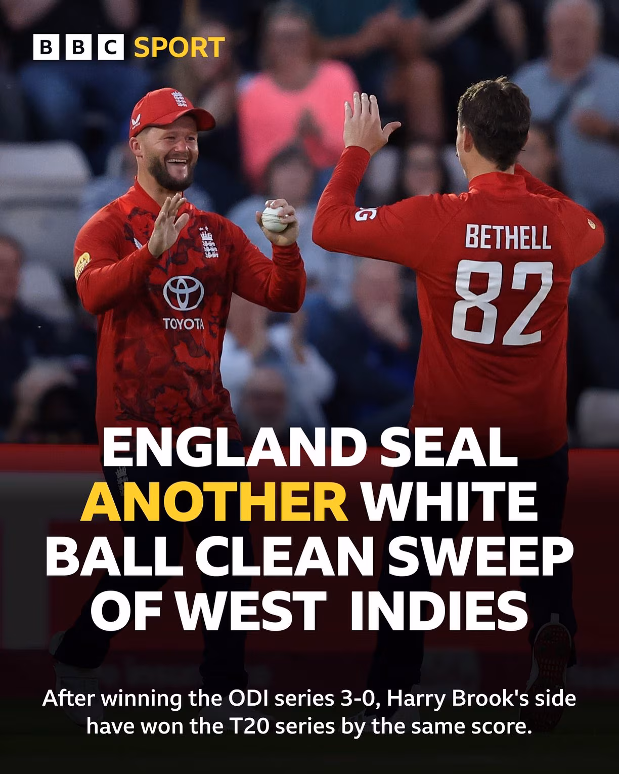 England Teams Achieve Clean Sweep Over West Indies Both England men and women secure series wins in ODIs and T20s during a remarkable summer!