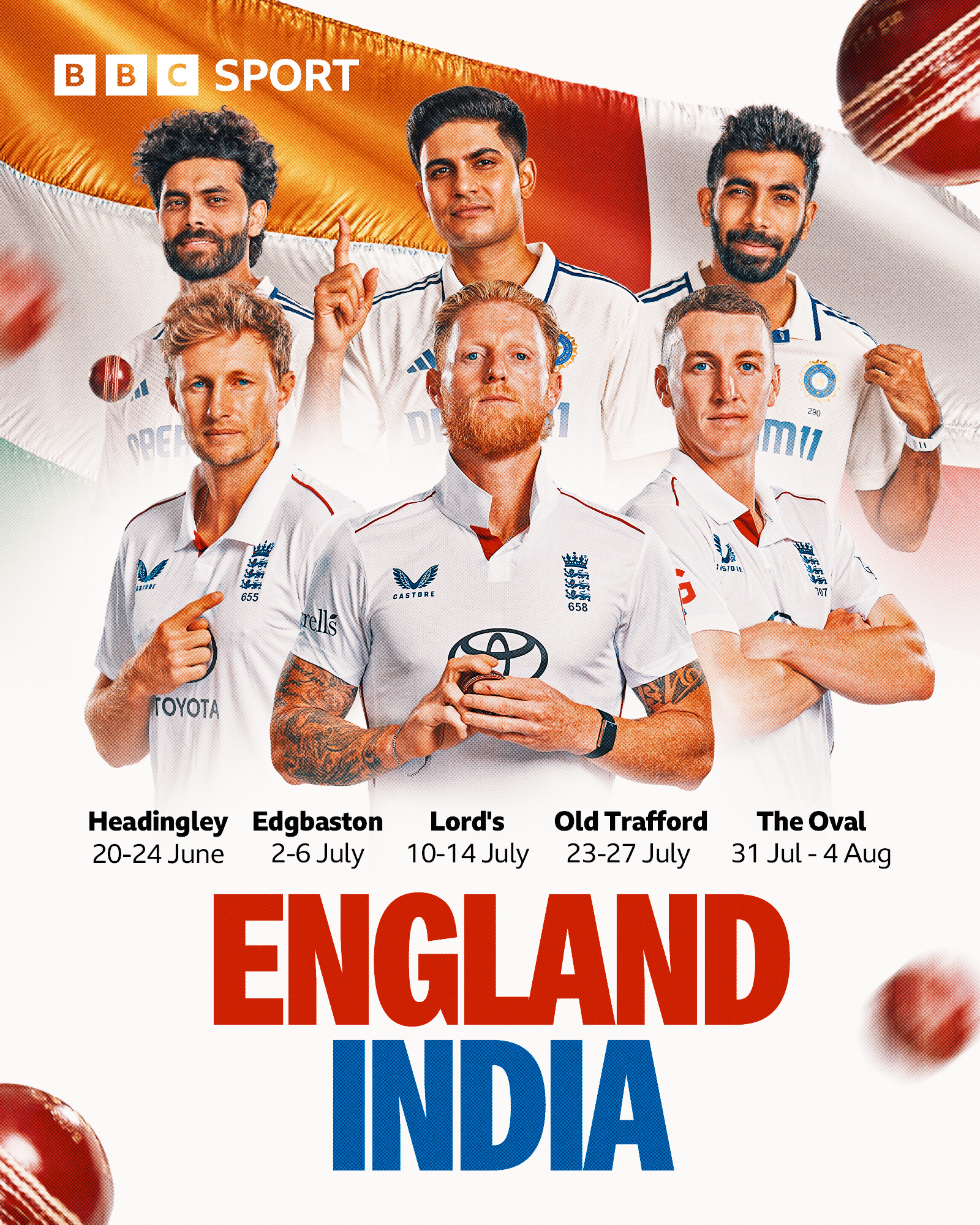 England Vs India Test Series Kicks Off Five test matches set stage for historic clash; insights and predictions excite fans. Read