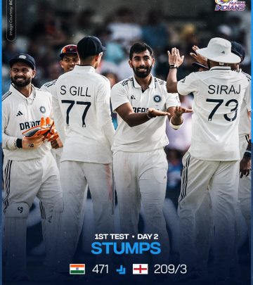Exciting Day 3 In ENG Vs IND: Mumbai Indians Charge