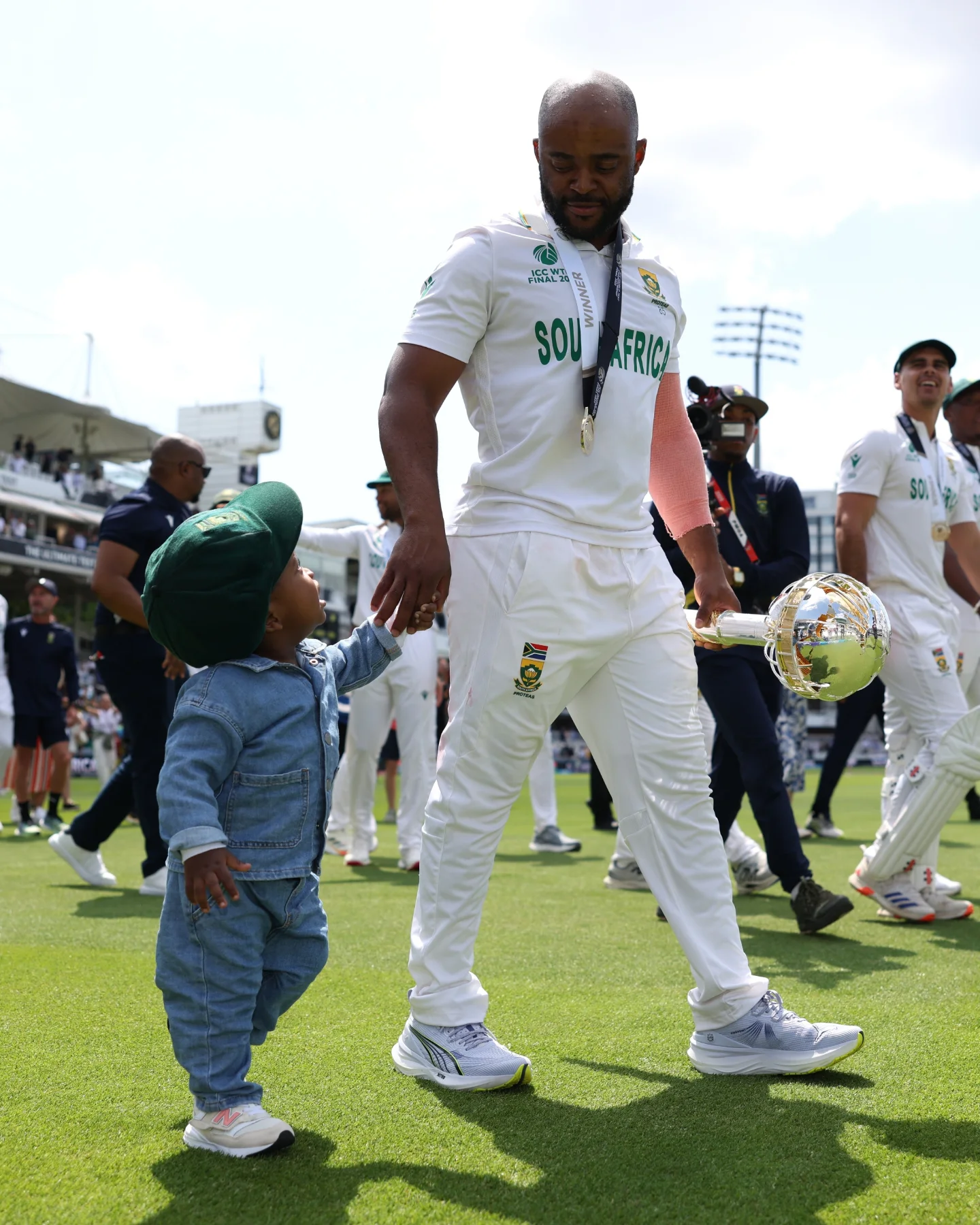 Father's Day Treat For Temba Bavuma