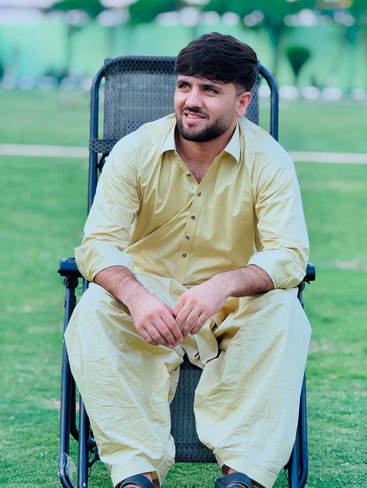 Fazalhaq Farooqi Shines With Rare, Expressive Moment Unique blend of emotion and rarity in a candid display by Fazalhaq Farooqi on Instagram!!!