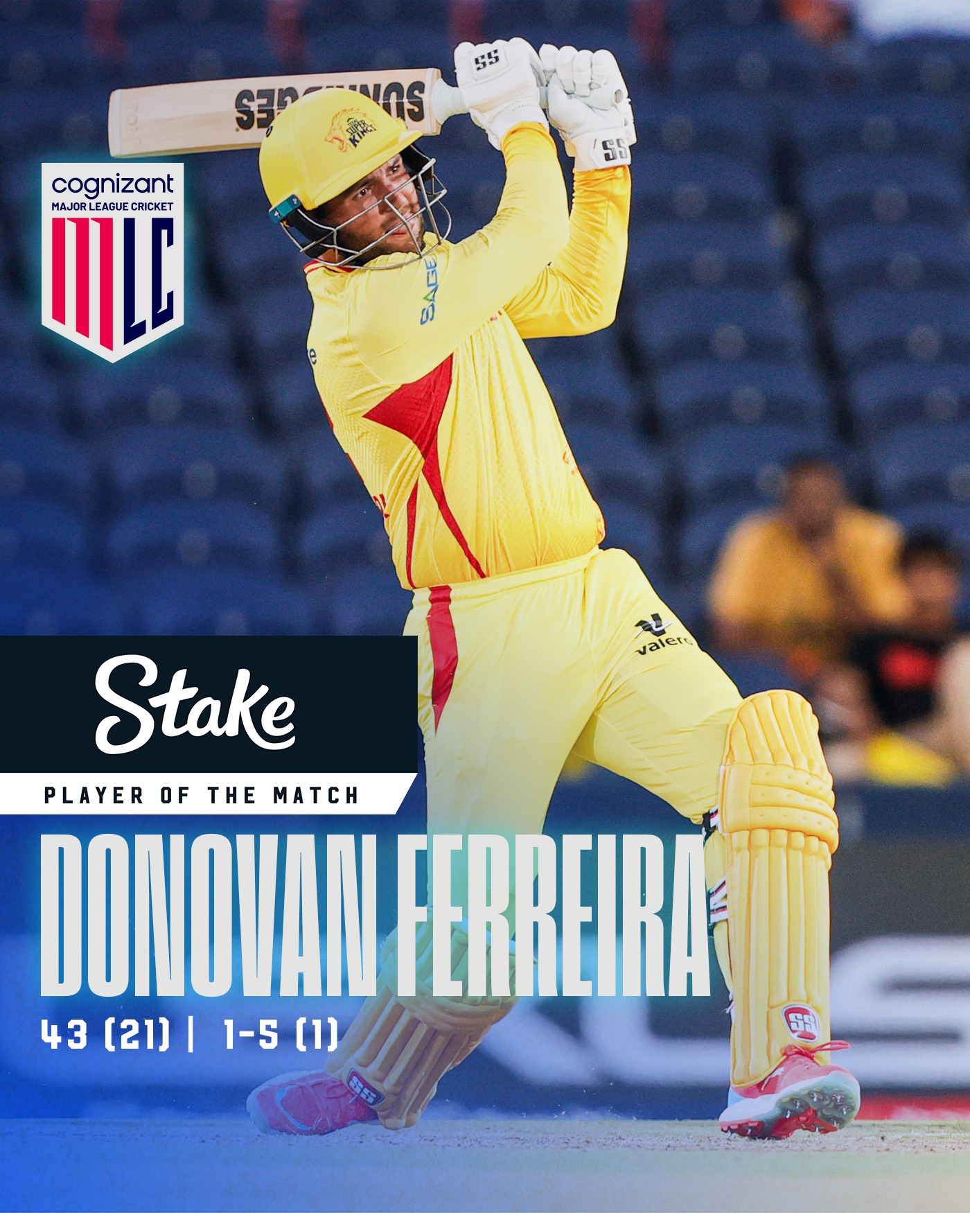 Ferreira Shines in MLC Showdown Dynamic all-round performance lights up MLC match as Ferreira triumphs with bat and ball!!