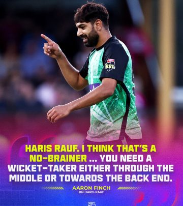 Finch Endorses Rauf Retention Amid Spinner Debate