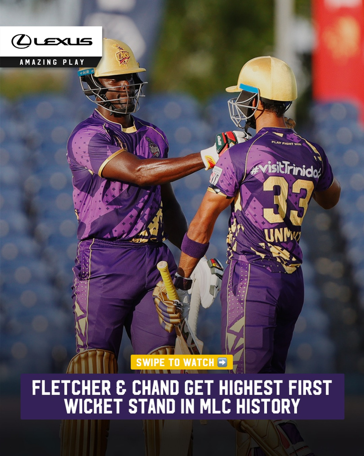 Fletcher And Chand’s 130-Run MLC Record Unrivaled 130-run start in MLC dazzles fans, rewriting records with pure athletic magic!!!