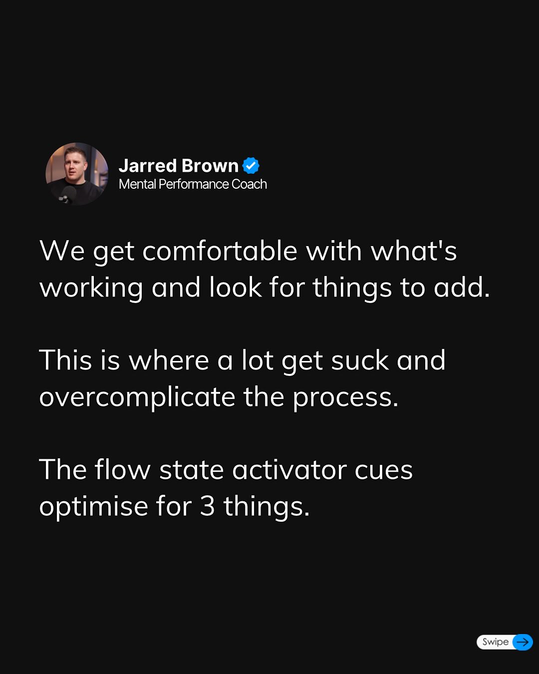 Flow State Activation: Simplicity Over Addition