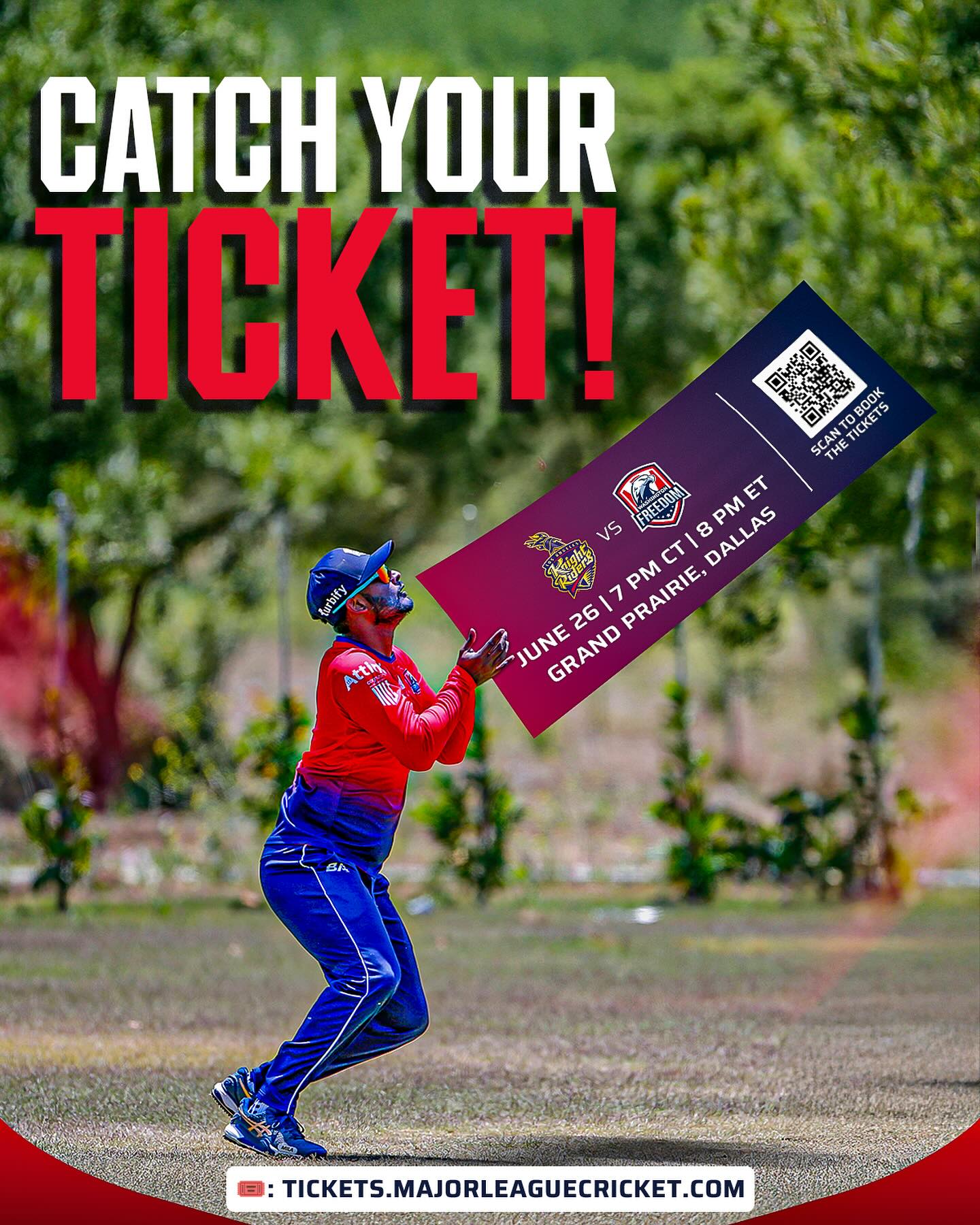 Freedom Express Ticket Alert For MLC 2025 Exciting cricket vibes as Washington Freedom promotes exclusive MLC2025 ticket offers -now