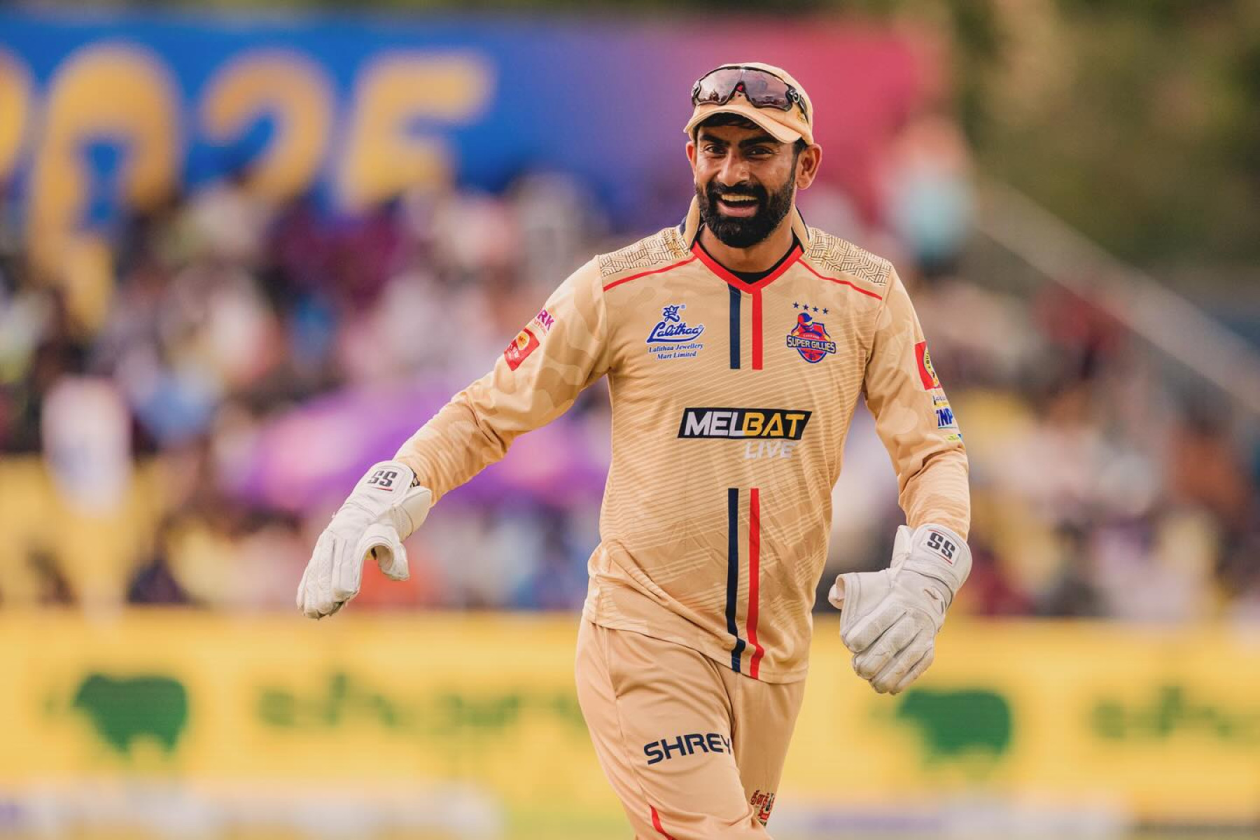 Golden Kit Shines In TNPL 2025 Jagadeesan shines with a golden kit moment, igniting fierce energy in TNPL cricket. now!!!