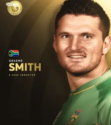 Former Proteas captain Graeme Smith shines bright as he earns his spot in cricket history.