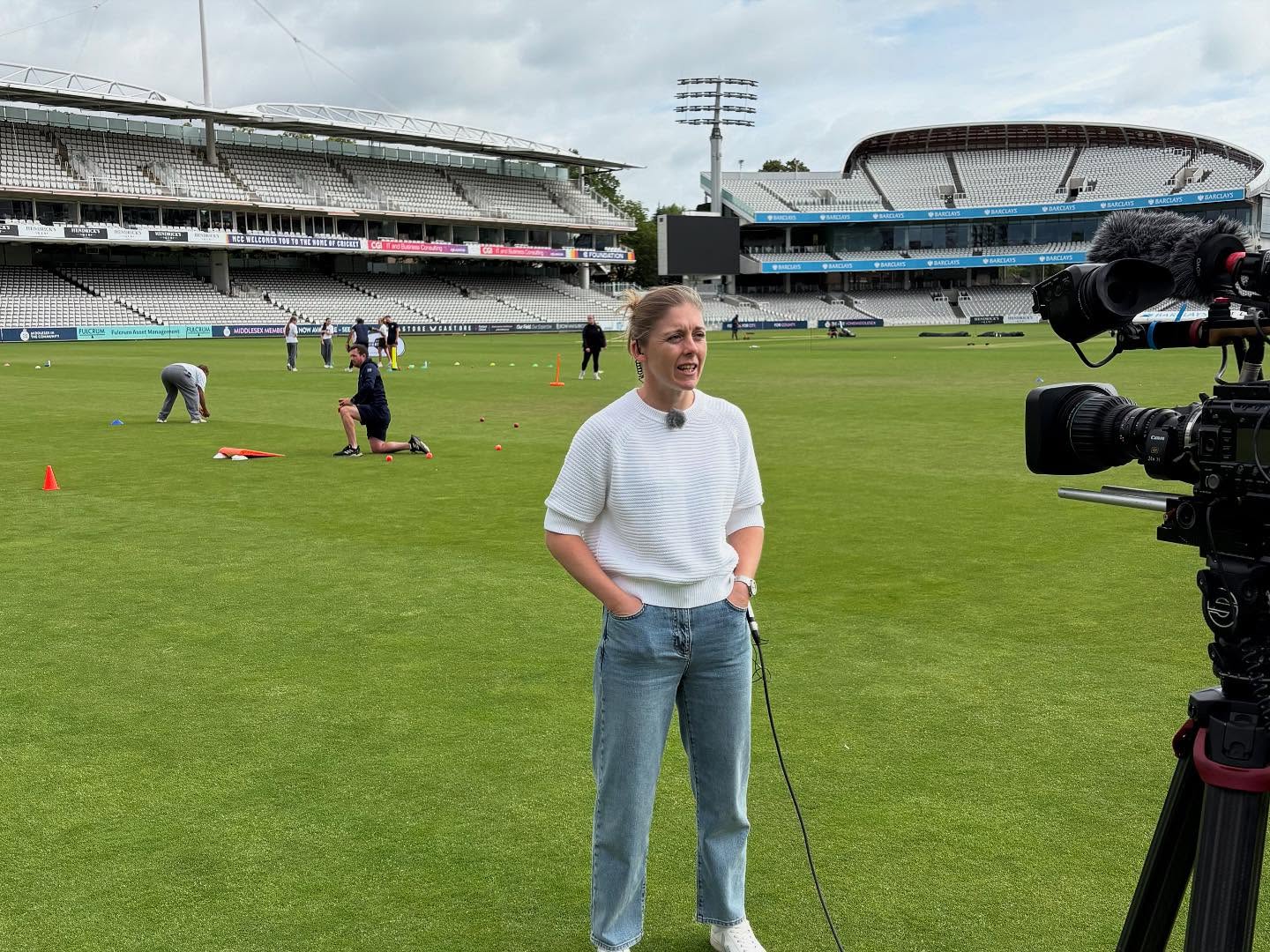 Great Morning At Lords With Cricket Icon Heather Knight