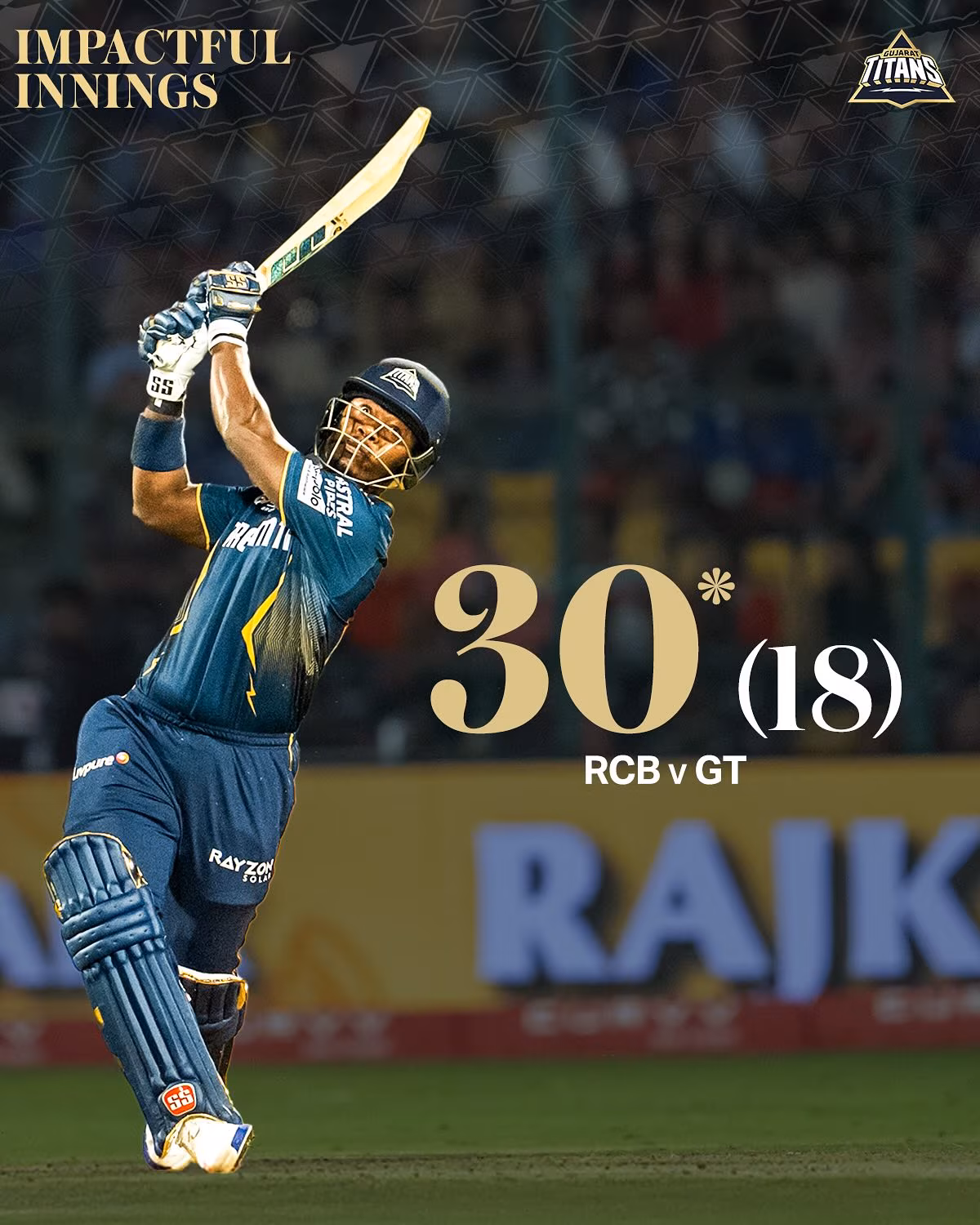 Gujarat Titans: Short Cameos, Max Impact