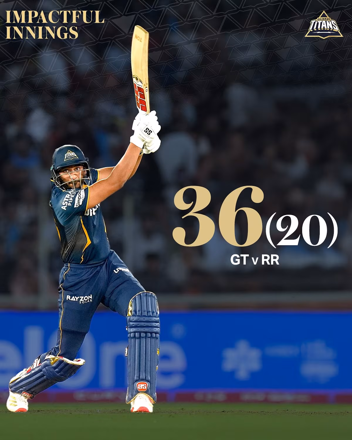 Gujarat Titans: Short Cameos, Max Impact