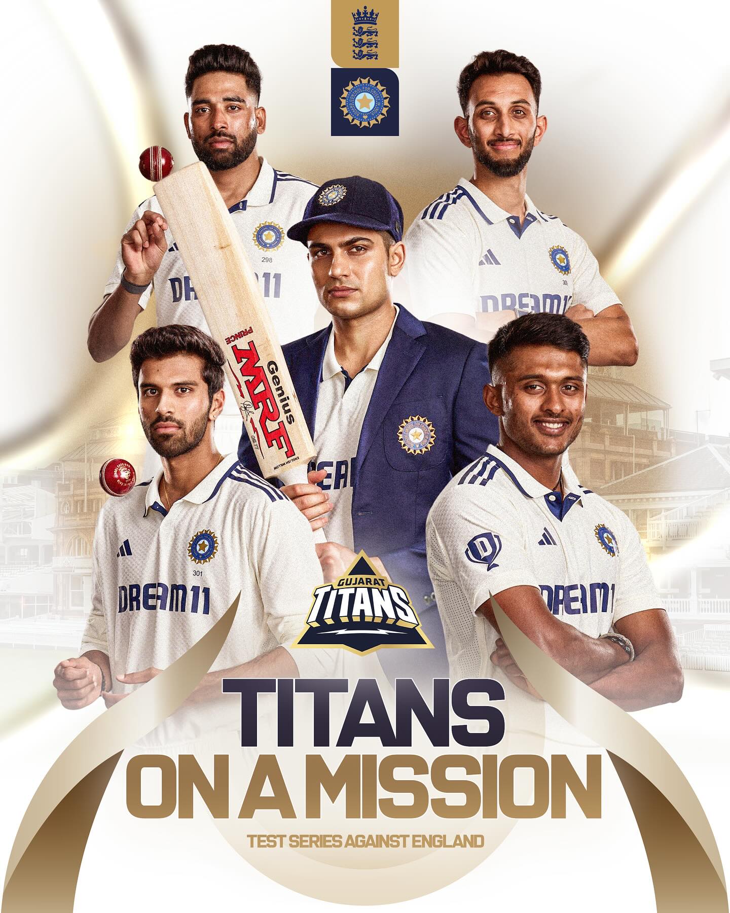 Gujarat Titans Unveil Bold New Colours Vibrant hues meet grand ambitions ahead of the ENG vs IND showdown in style. Game on! Now!