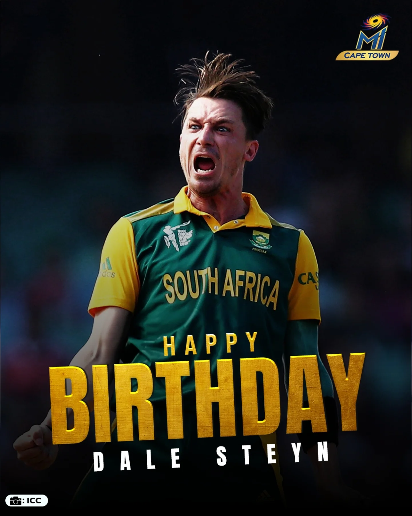 Happy Birthday Dale Steyn MI Cape Town honors legendary Dale Steyn with warm birthday wishes and cricket cheer yay!!