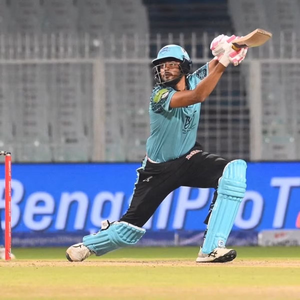 Harbour Diamonds secure a rain-shortened victory in Bengal Pro T20 at Eden Gardens in '23!