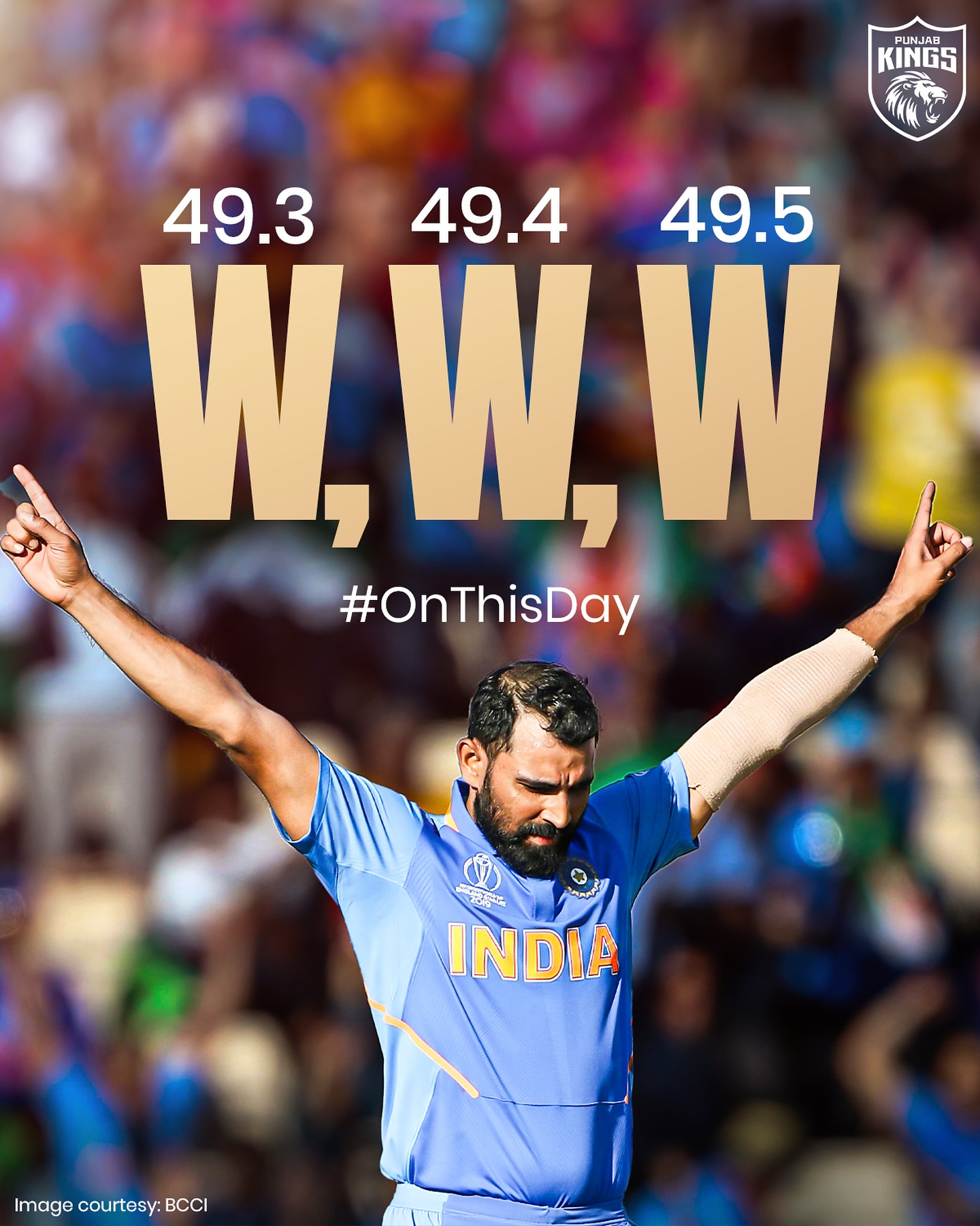 Hat-Trick Roars: 2019 World Cup Marvel By Mohammed Shami On this day, a historic hat-trick proved cricket’s magic under Lala’s fearless leadership!