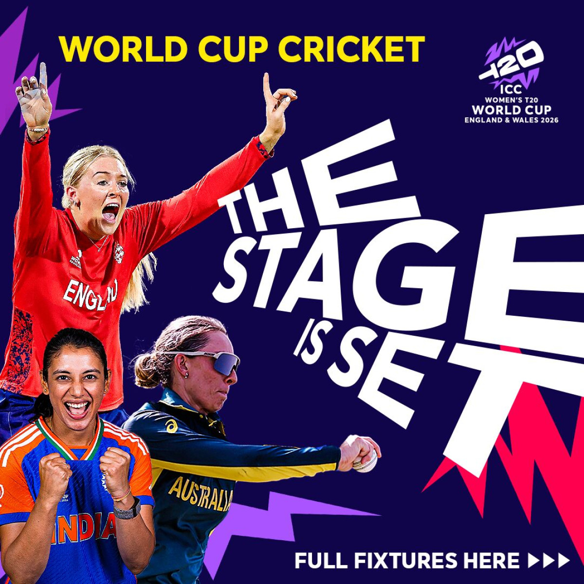 ICC Women’s T20 World Cup Fixture Released Exciting fixture drops mean fans can pre-register early for ICC Women's T20 2026 matches.