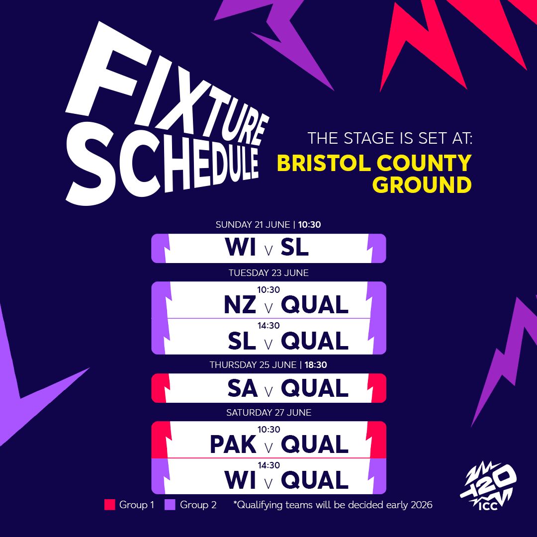 ICC Women's T20 World Cup Fixture Released