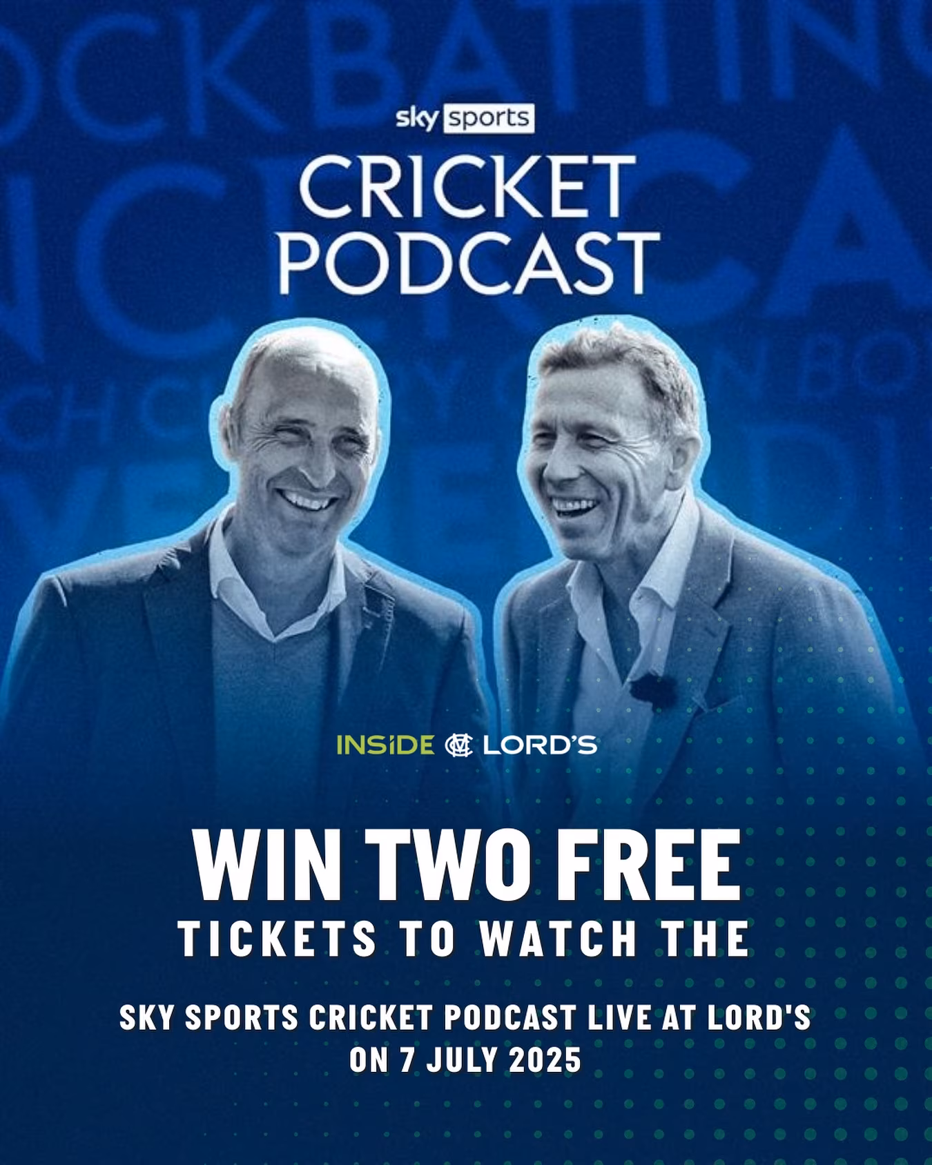A Spectacular Night Inside the Historic Cricket Ground, Offering Exclusive Access For Fans.