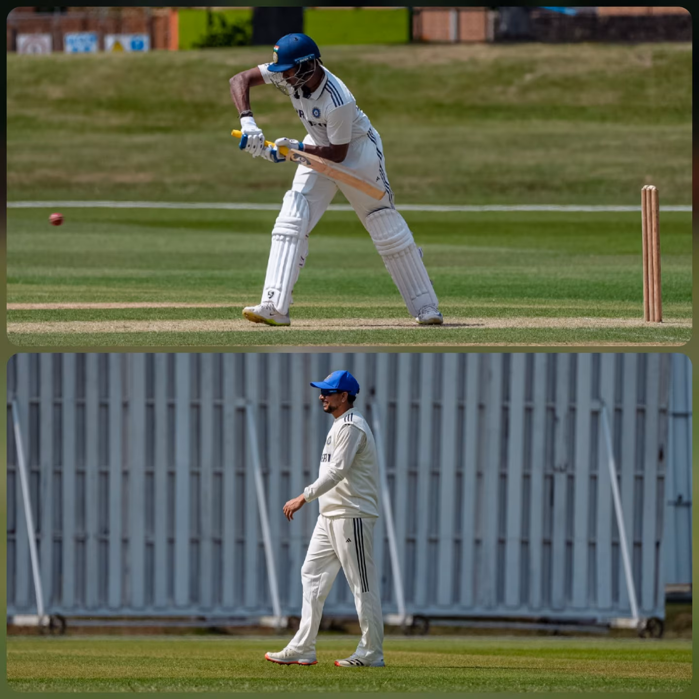 Intra-Squad Cricket Action In Beckenham