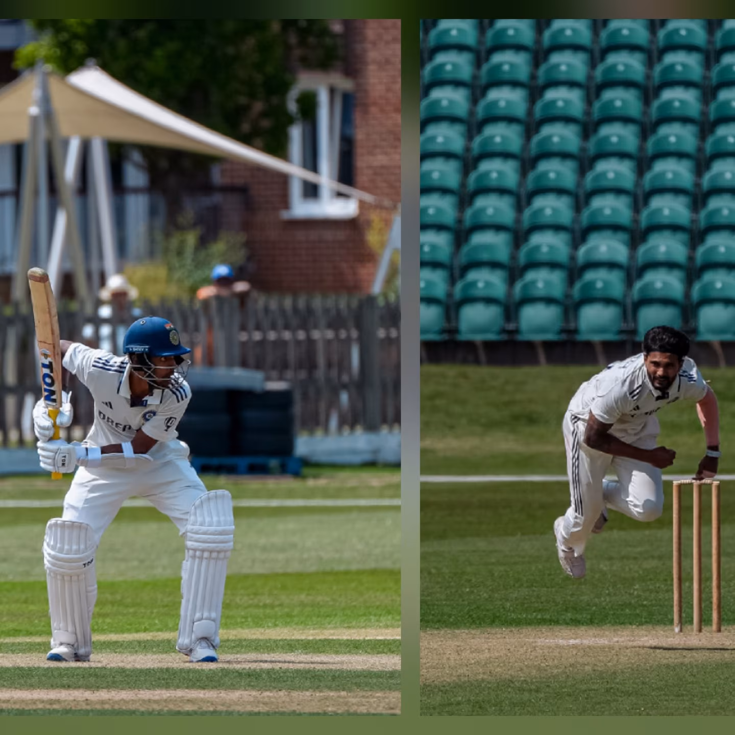 Intra-Squad Cricket Action In Beckenham