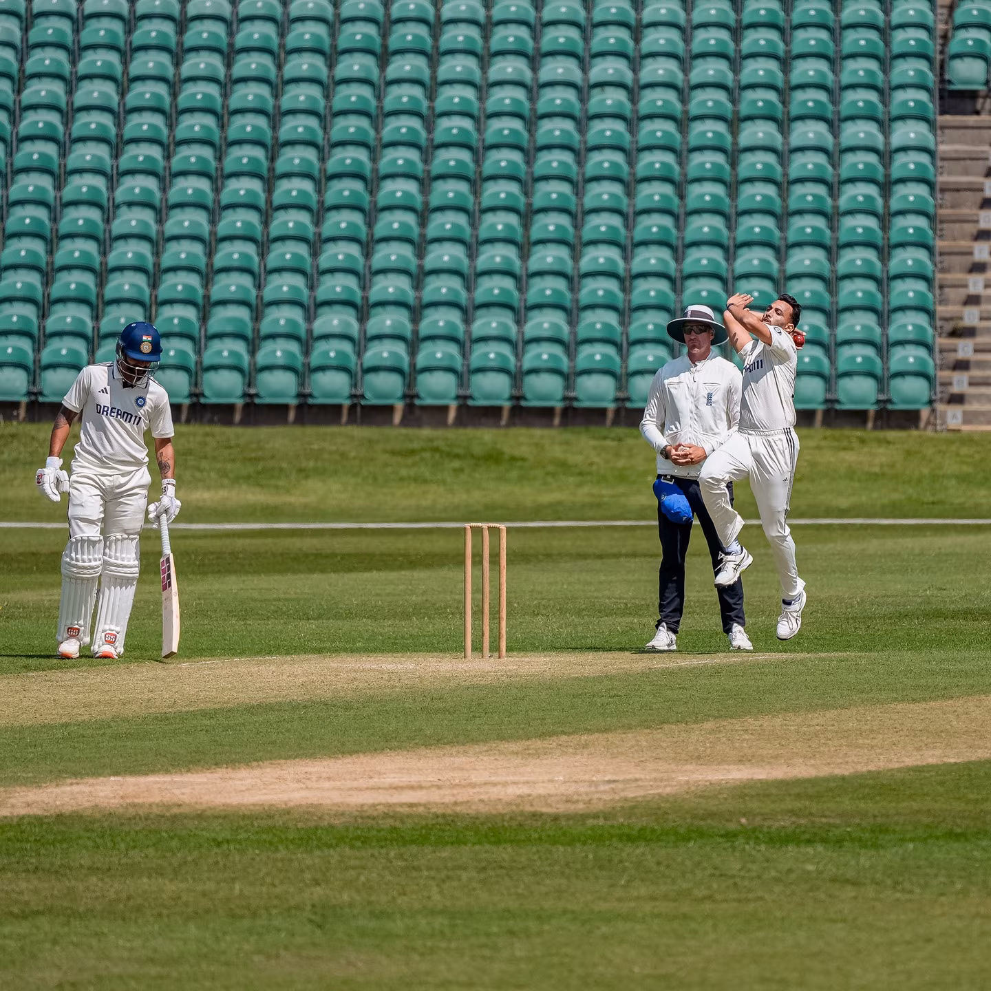 Intra-Squad Cricket Action In Beckenham