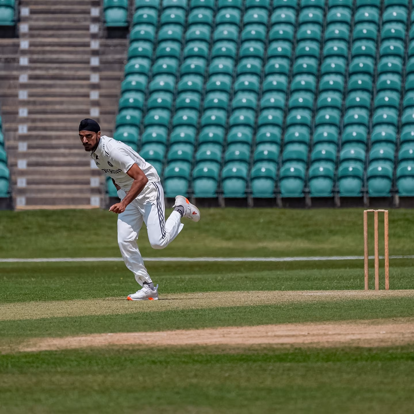 Intra-Squad Cricket Action In Beckenham