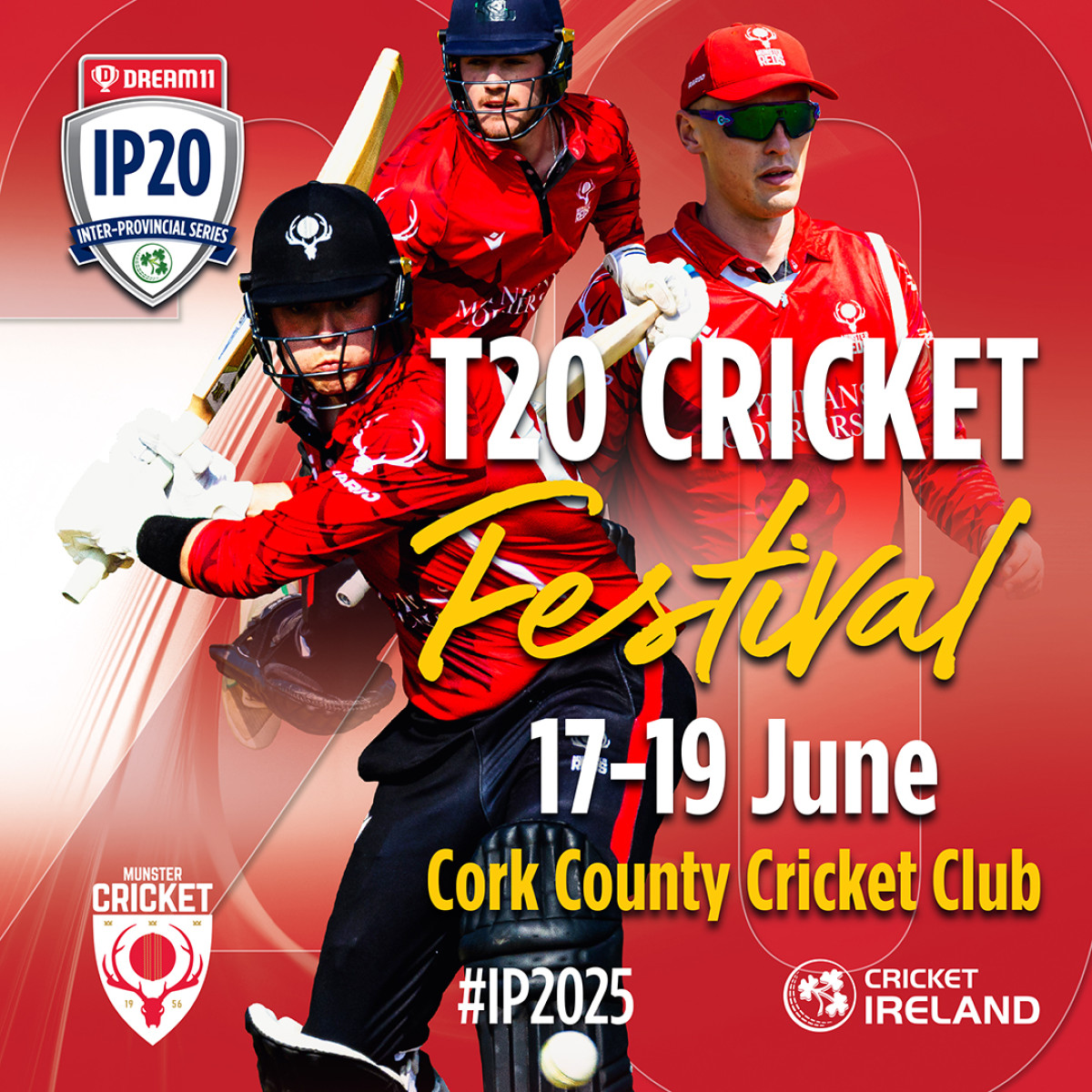 IP20 Trophy Festival Kicks Off In Style Experience live commentary and cricket at inaugural IP20 Trophy festival at Mardyke today!