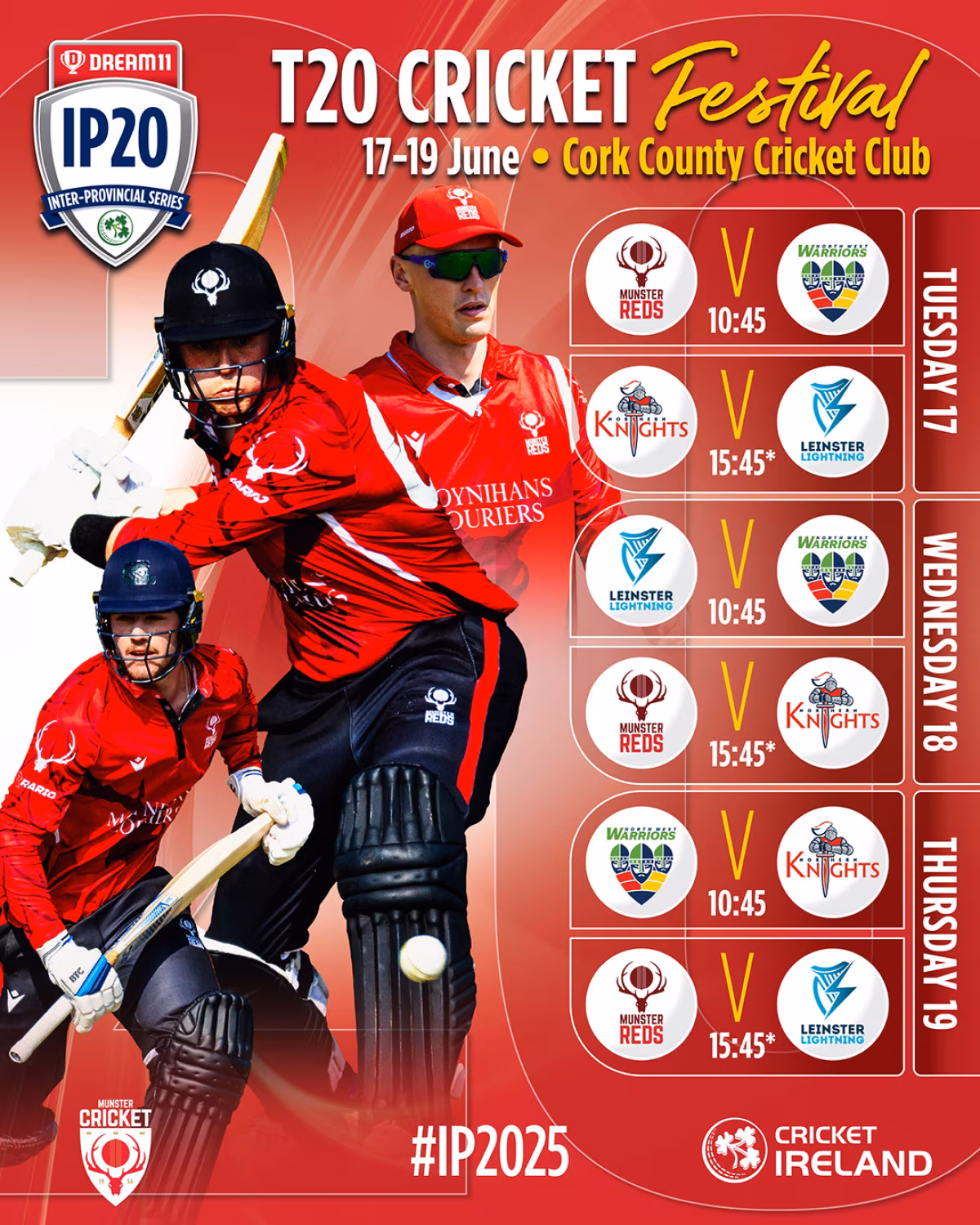 Ireland Cricket Set To Launch Next Week At The Mardyke Ireland readies to ignite Mardyke next week, rallying fans with immense cricket passion!!!